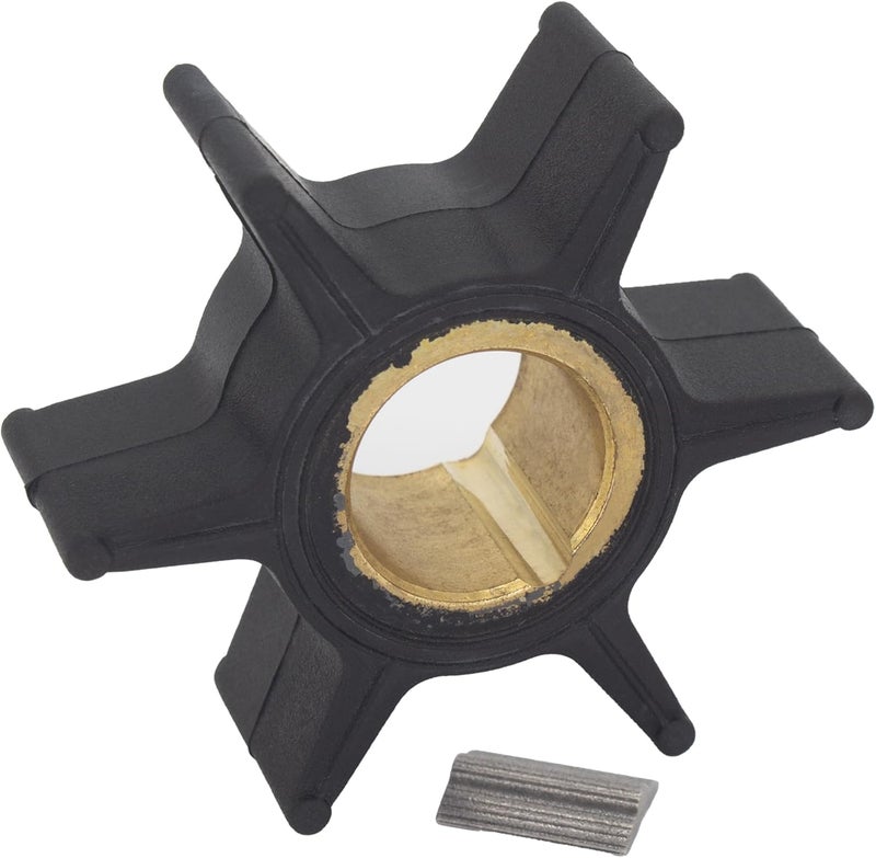 QUICKMARINER QuickMarine 89982 Water Pump Impeller Service Kit for Mercury Marine 20 HP Outboard Motor Replacement 47-89982 47-56780 47-65958 Sierra 18-3052 with Key - Image 1